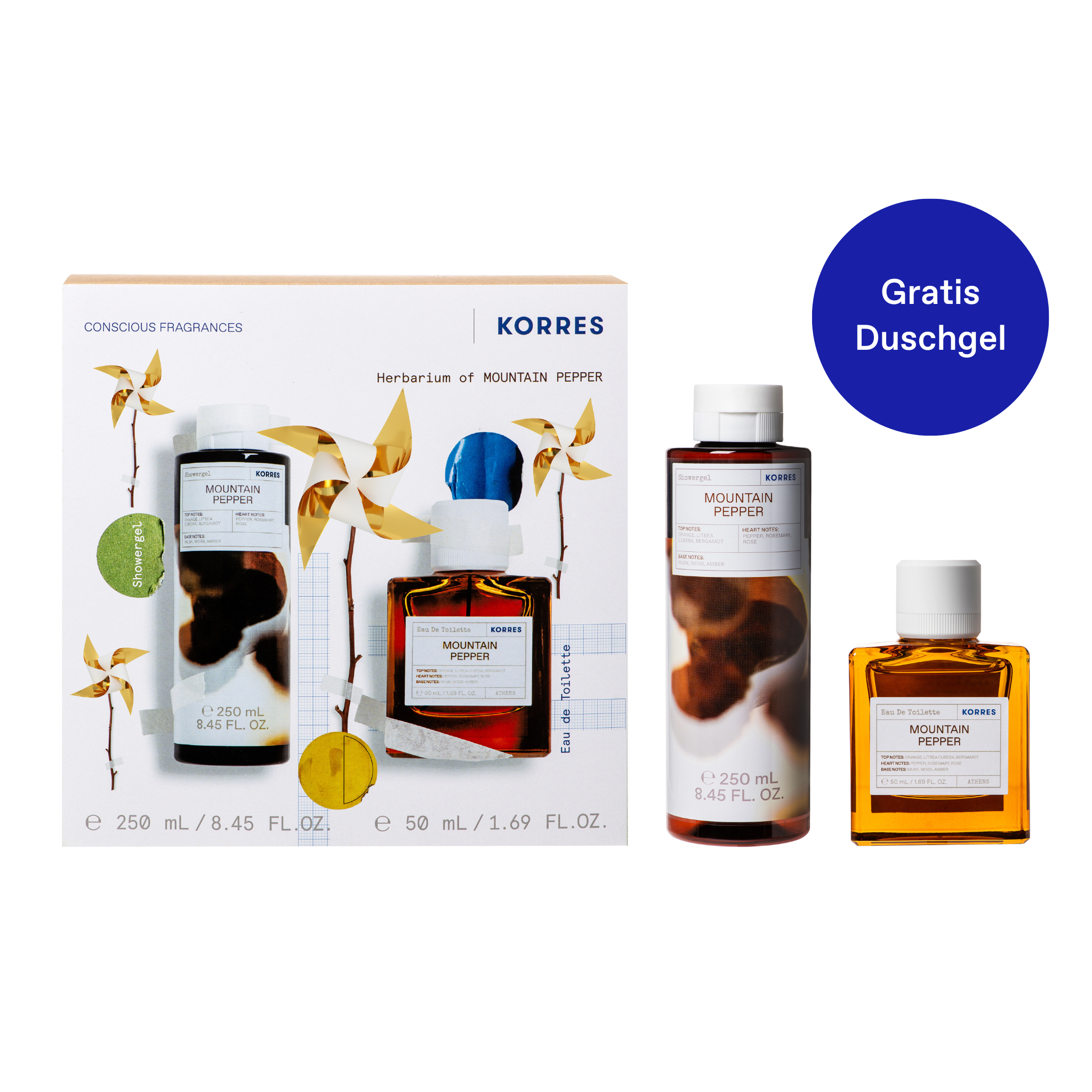 Korres Geschenk-SetMountain Pepper Geschenk-Set für Ihn 1