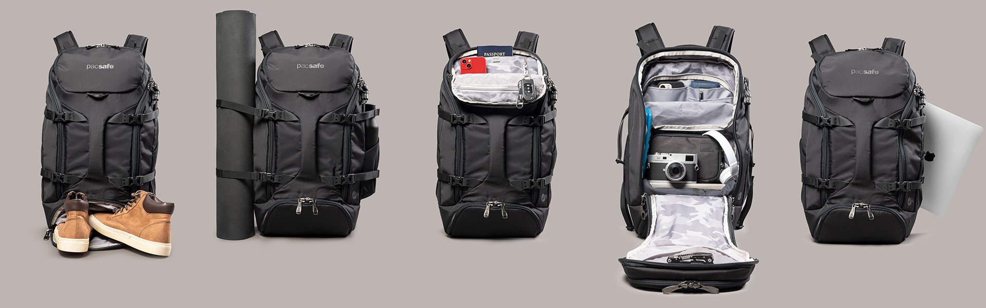 Pacsafe EXP35 anti theft travel backpack Pacsafe Pacsafe