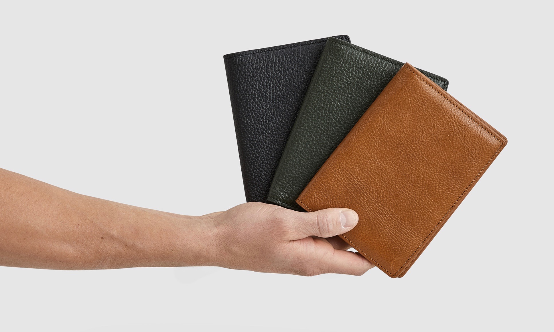 thumb-EARLE PASSPORT HOLDER - VINTAGE TAN