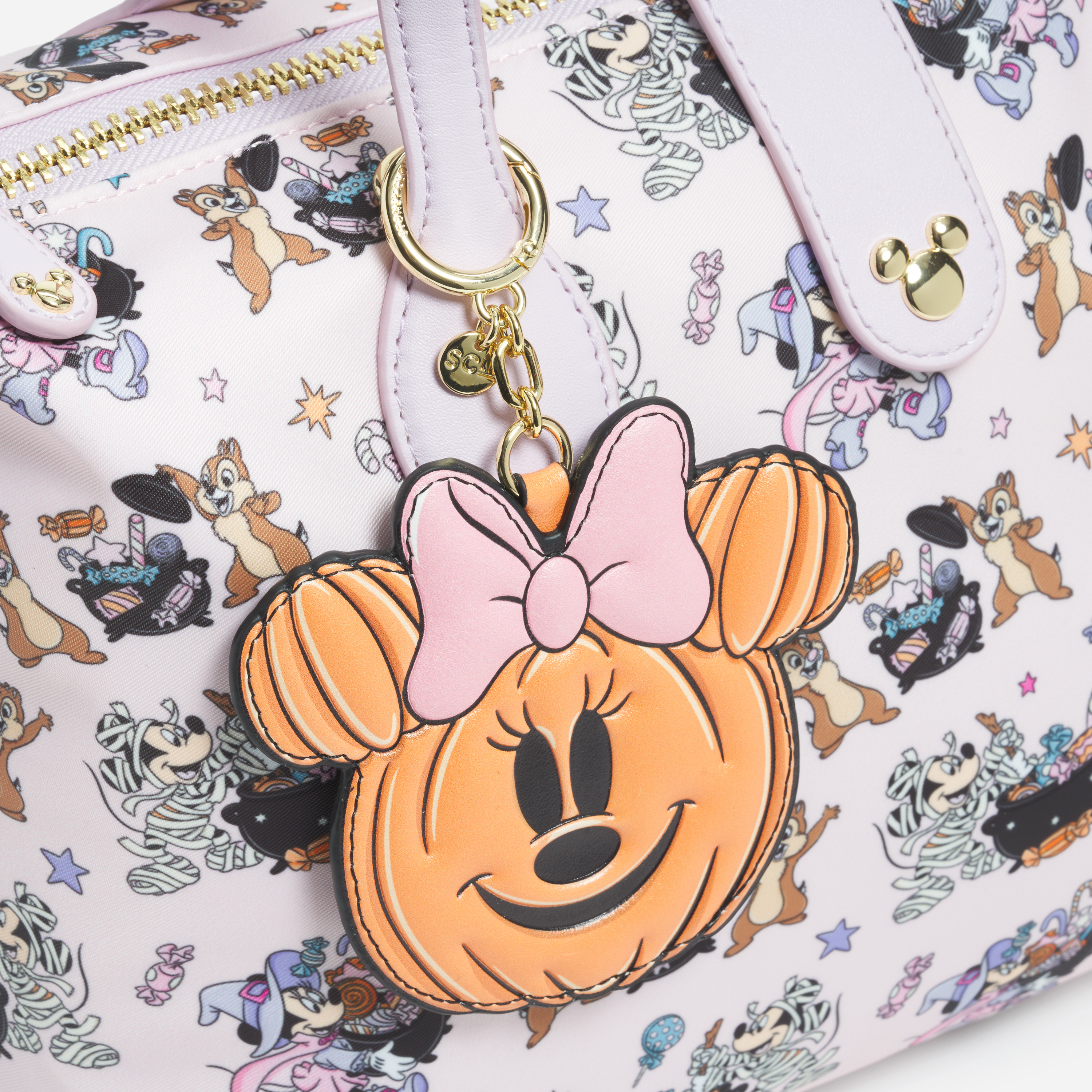 Disney Mickey & Friends Halloween Pumpkin Bag Charm