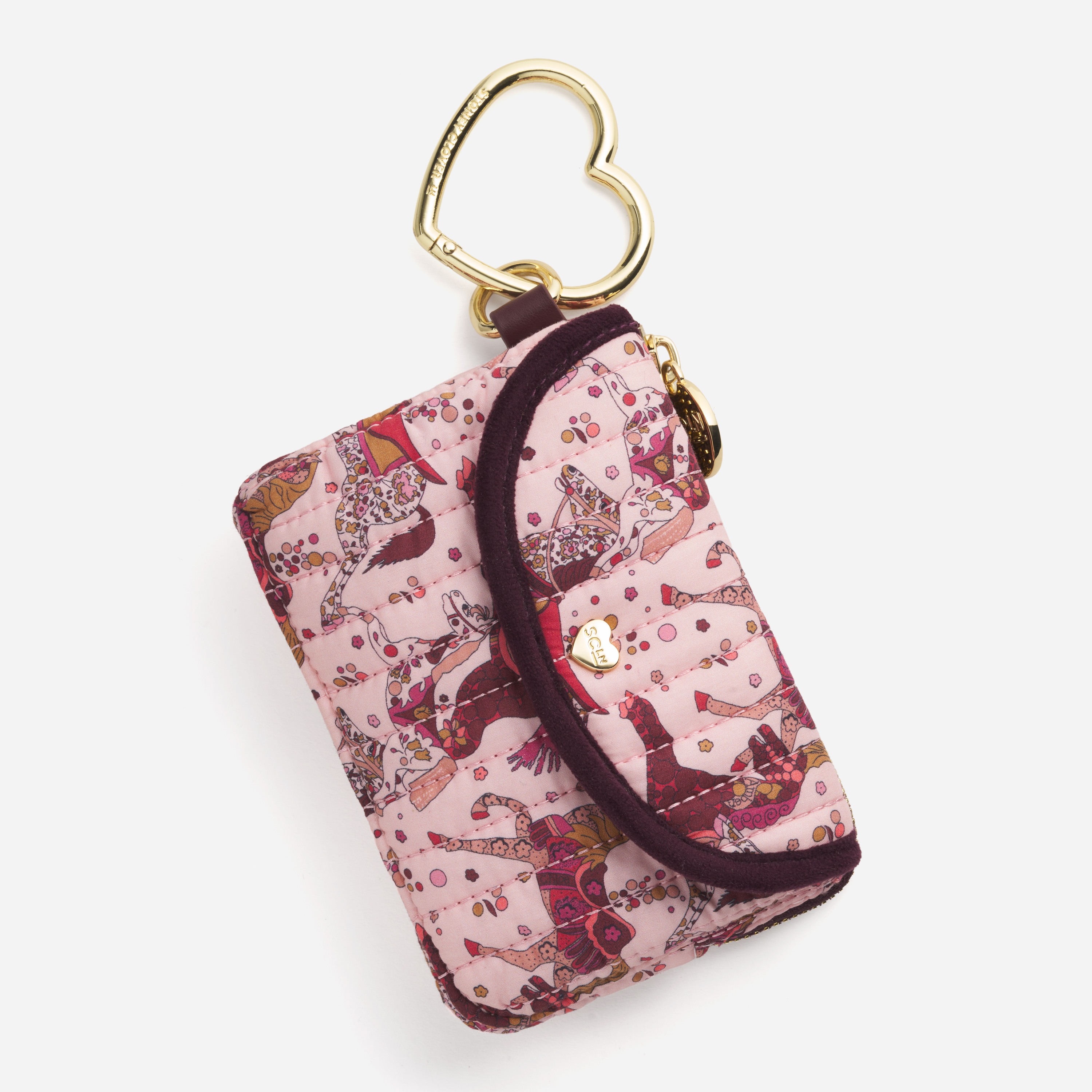 Snap Pouch Bag Charm Made With Liberty Fabric