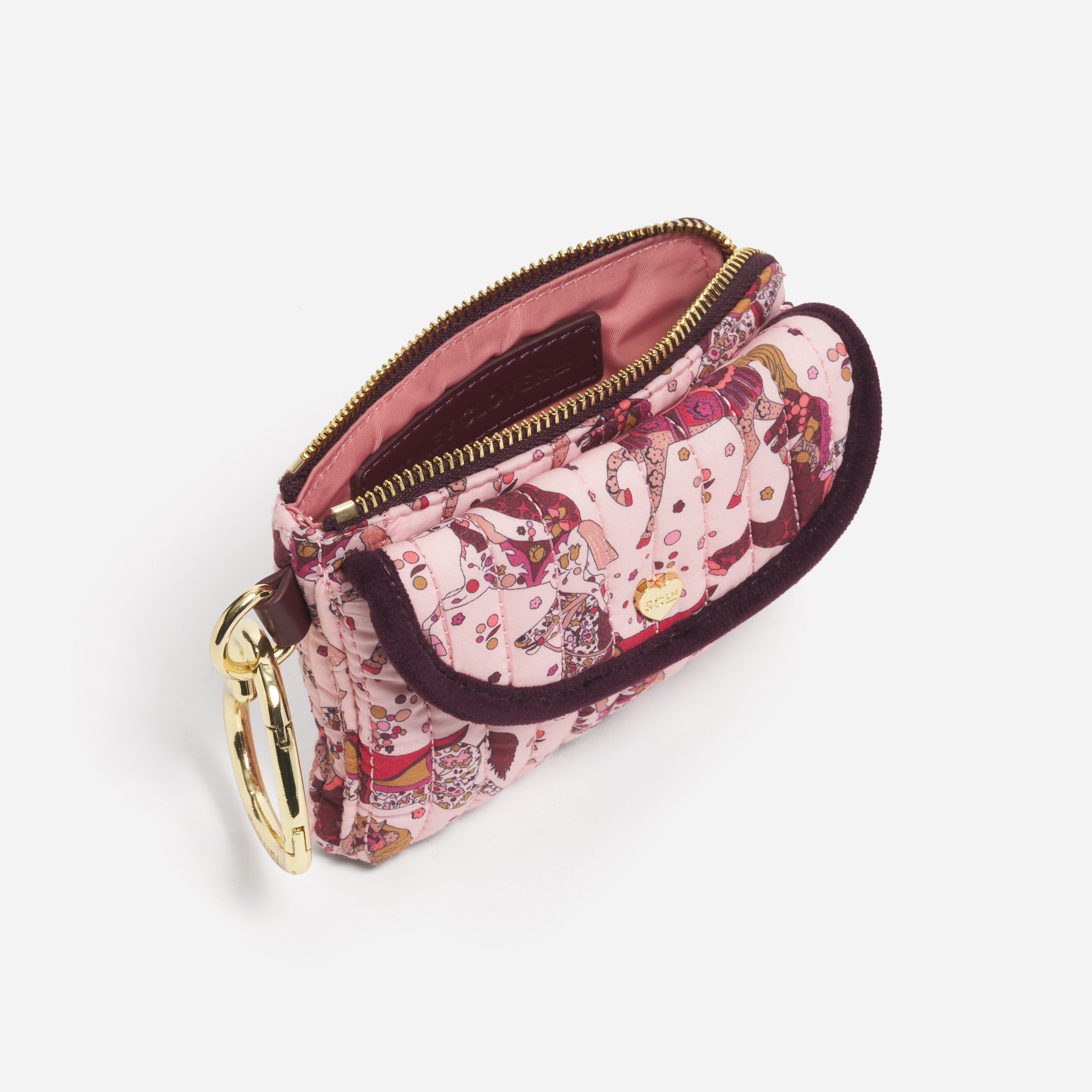 Snap Pouch Bag Charm Made With Liberty Fabric