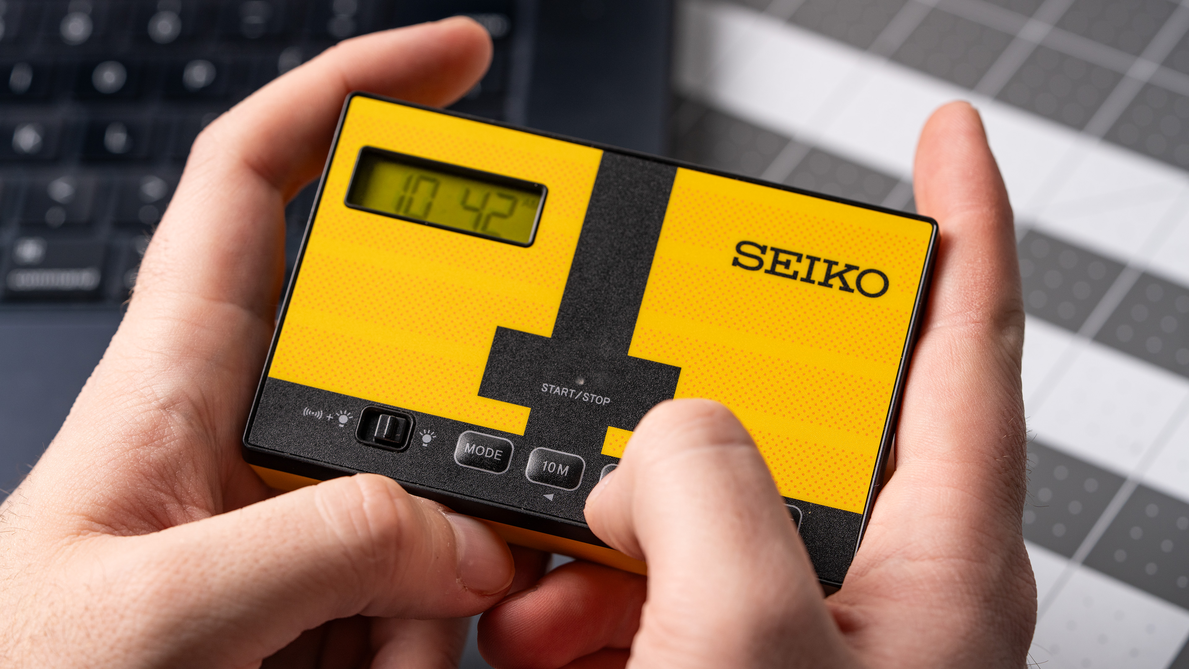 Seiko Clocks Heritage Design Sports Clock QHL098Y – Windup Watch Shop