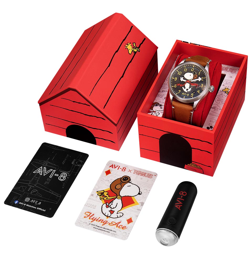 AVI-8 Peanuts Snoopy Flying Ace Limited Edition Special Packaging