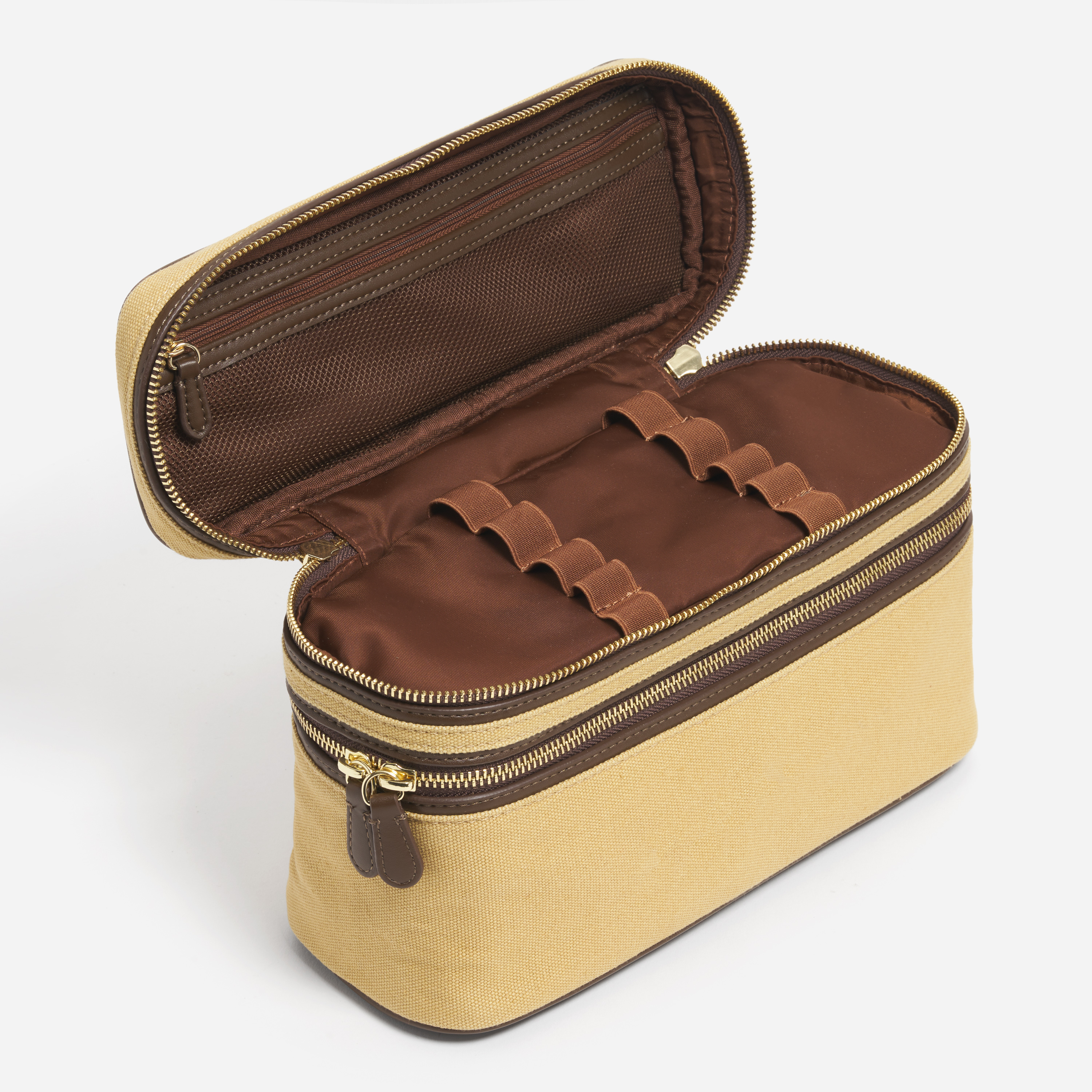 Double Zip Vanity Case