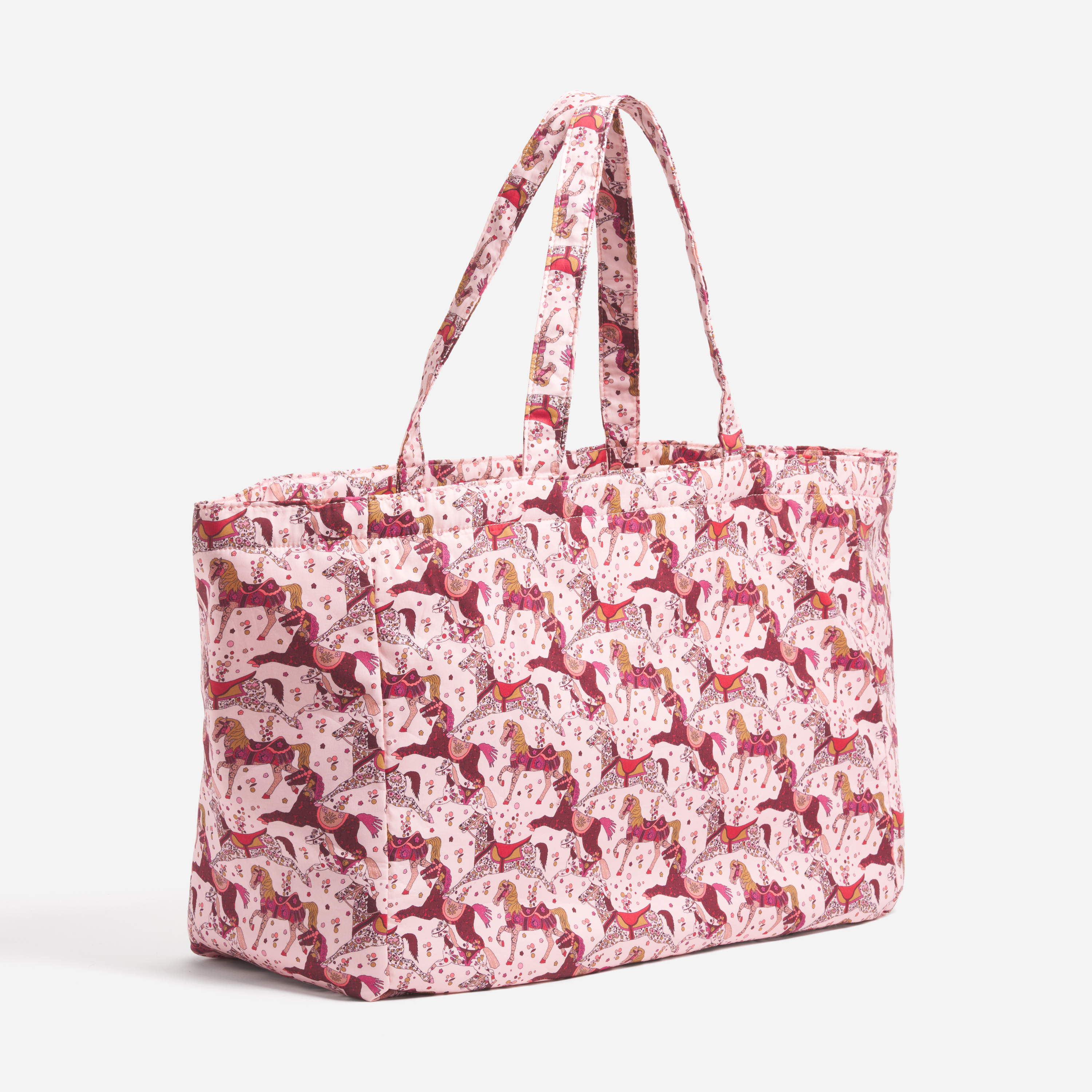 Large Everything Tote Made with Liberty Fabric