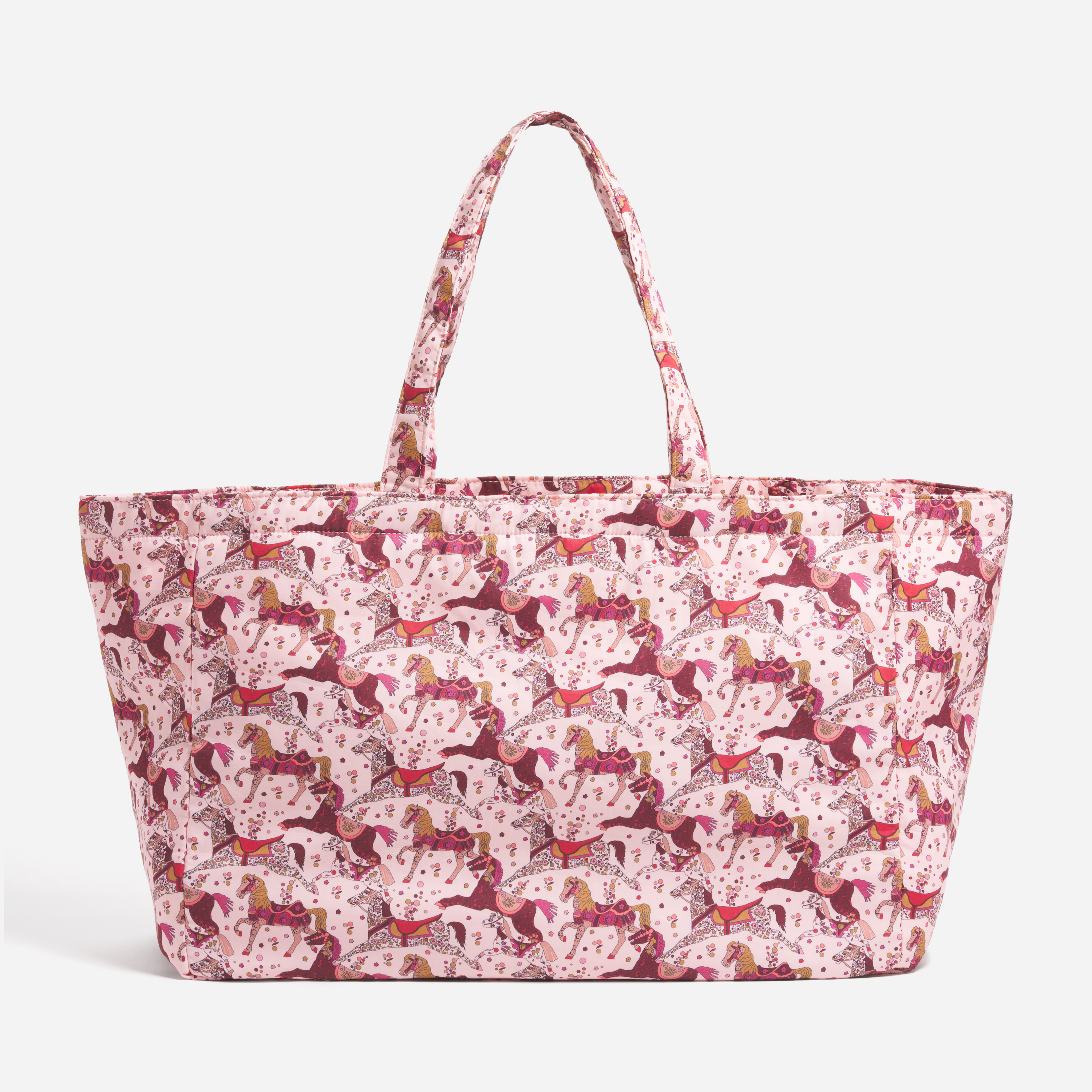 Large Everything Tote Made with Liberty Fabric