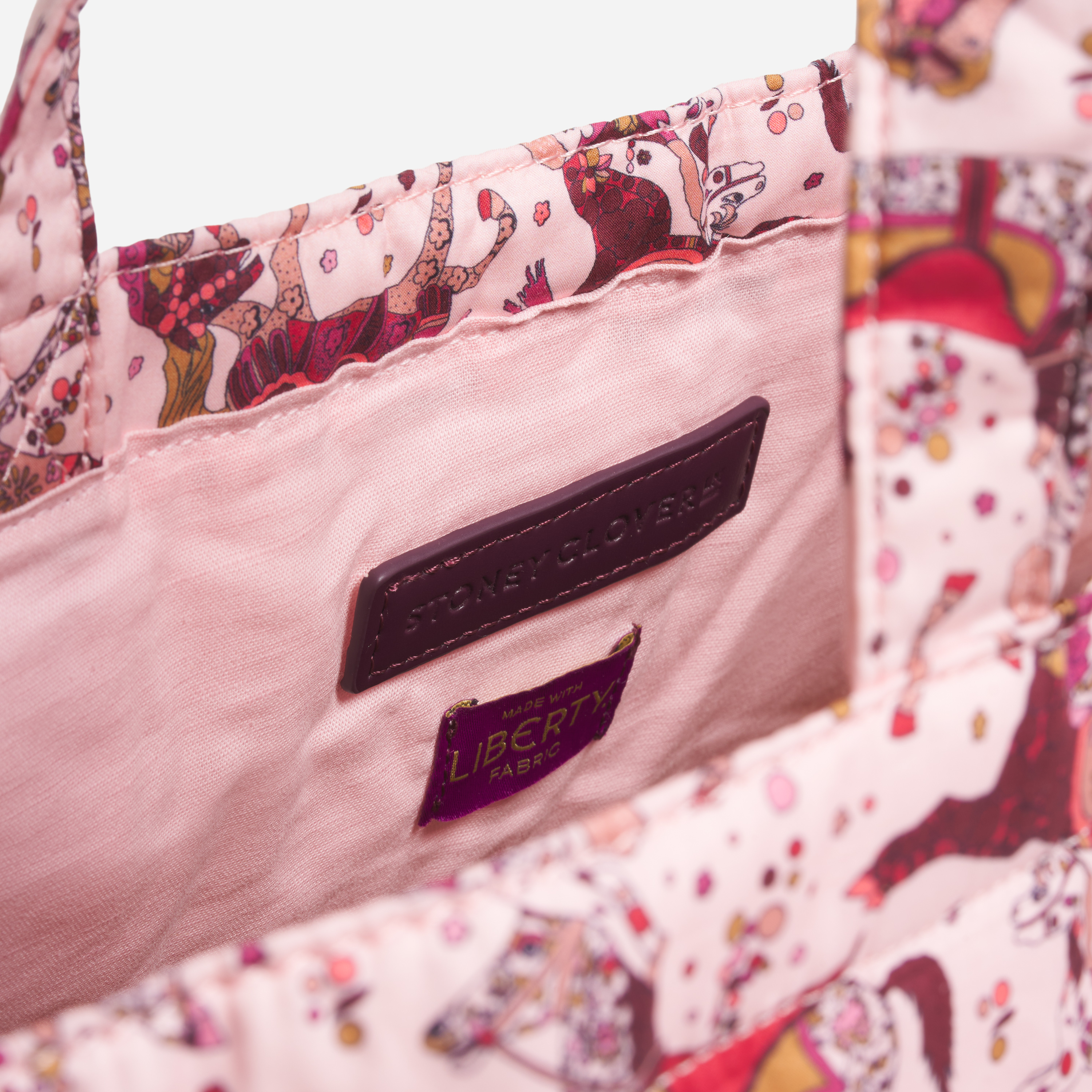 Large Everything Tote Made with Liberty Fabric