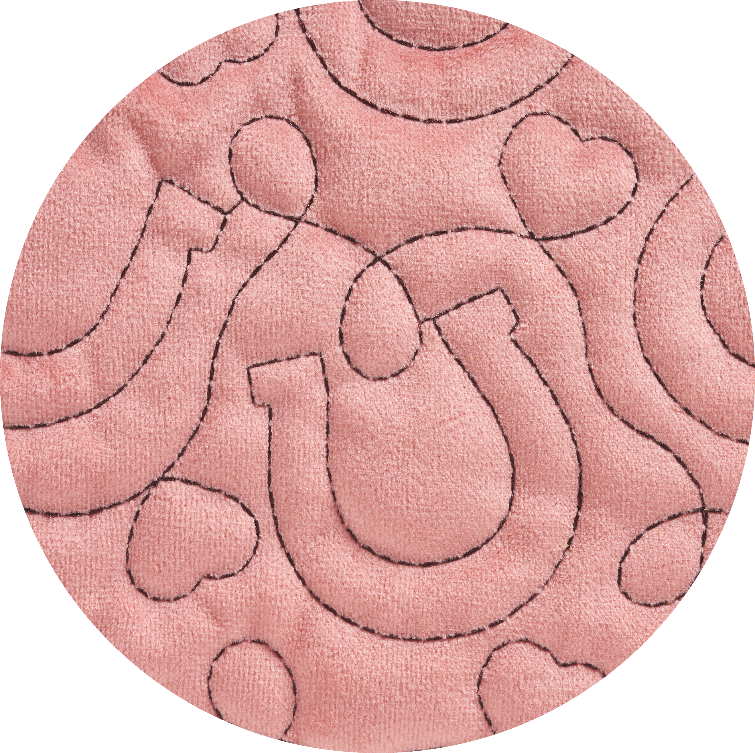 Cactus Blossom Quilted Velvet