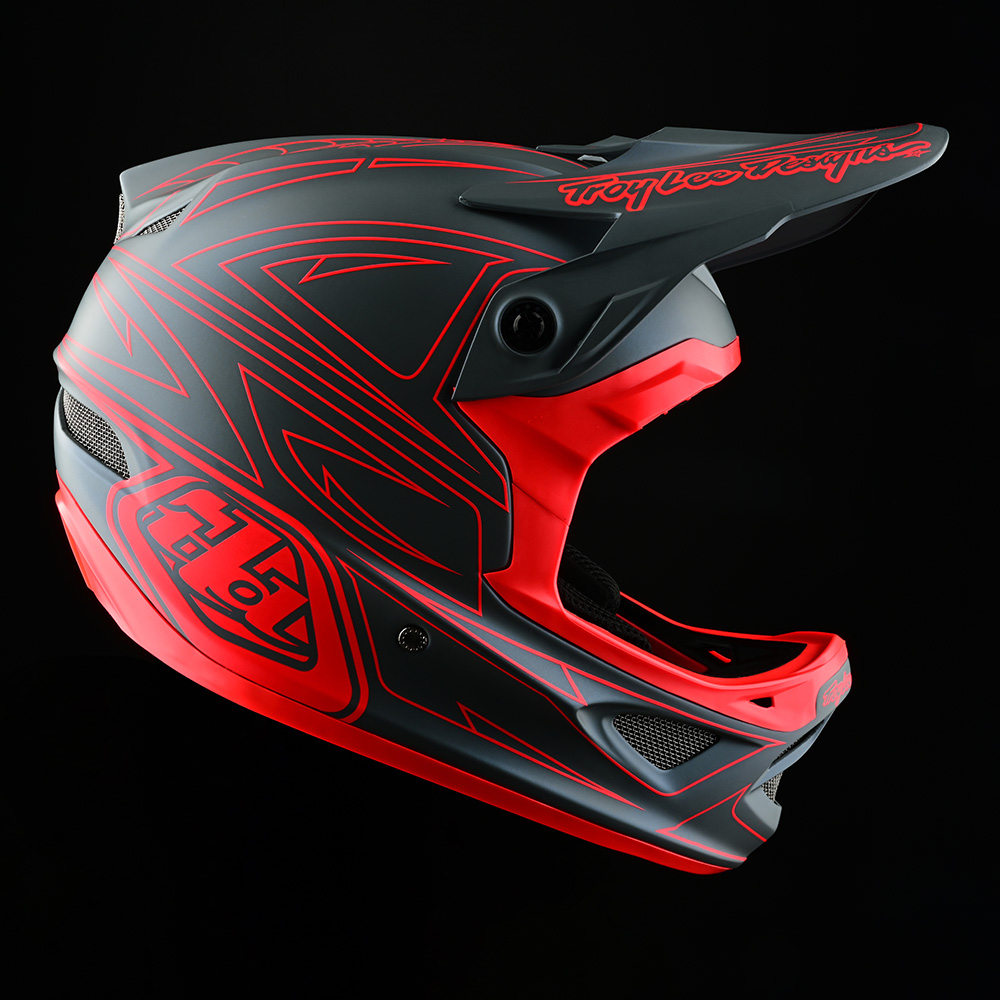 D3 Fiberlite Helmet, Mono Black | Troy Lee Designs®