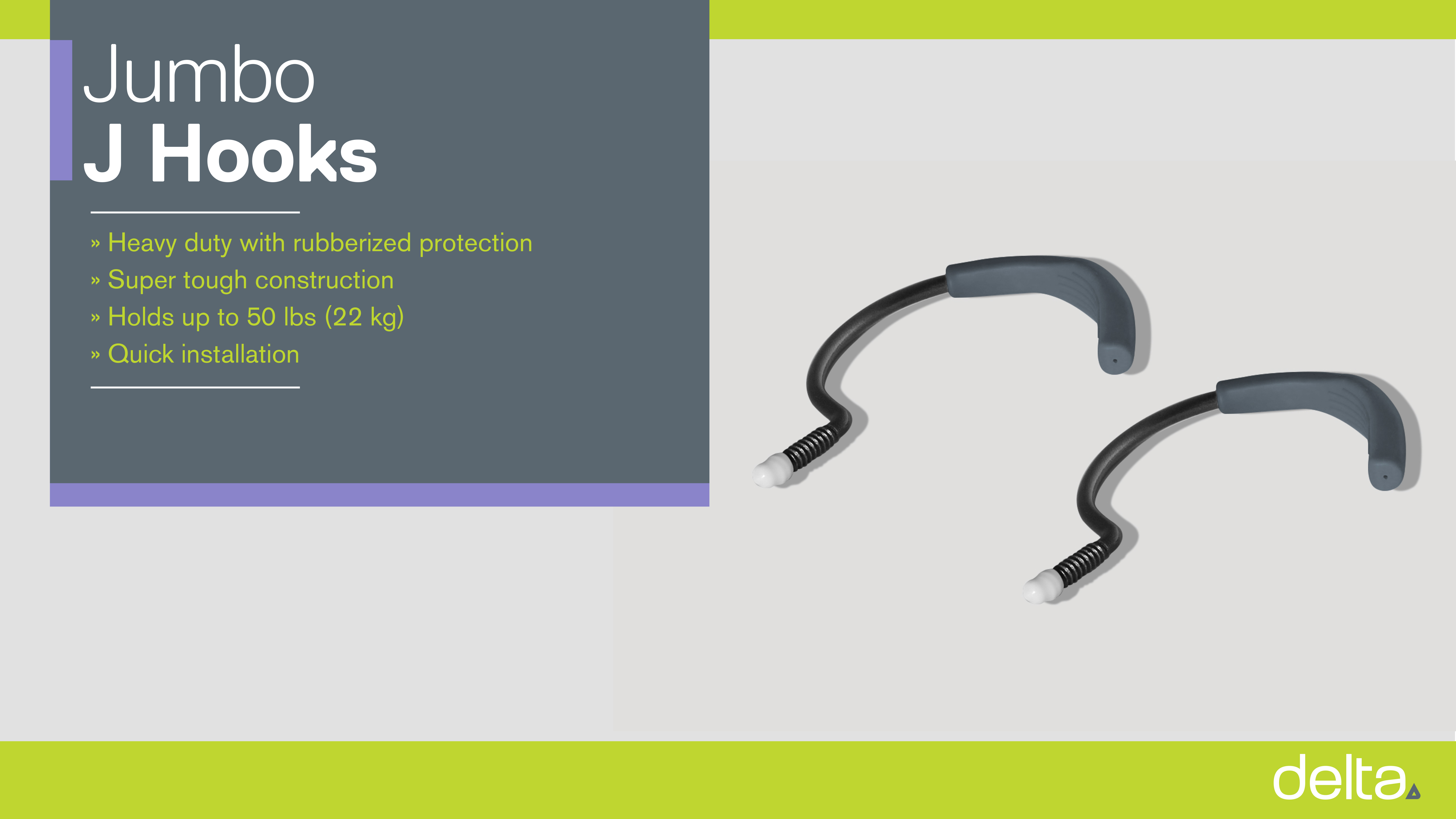 Jumbo J Hooks 2-Pack instructions