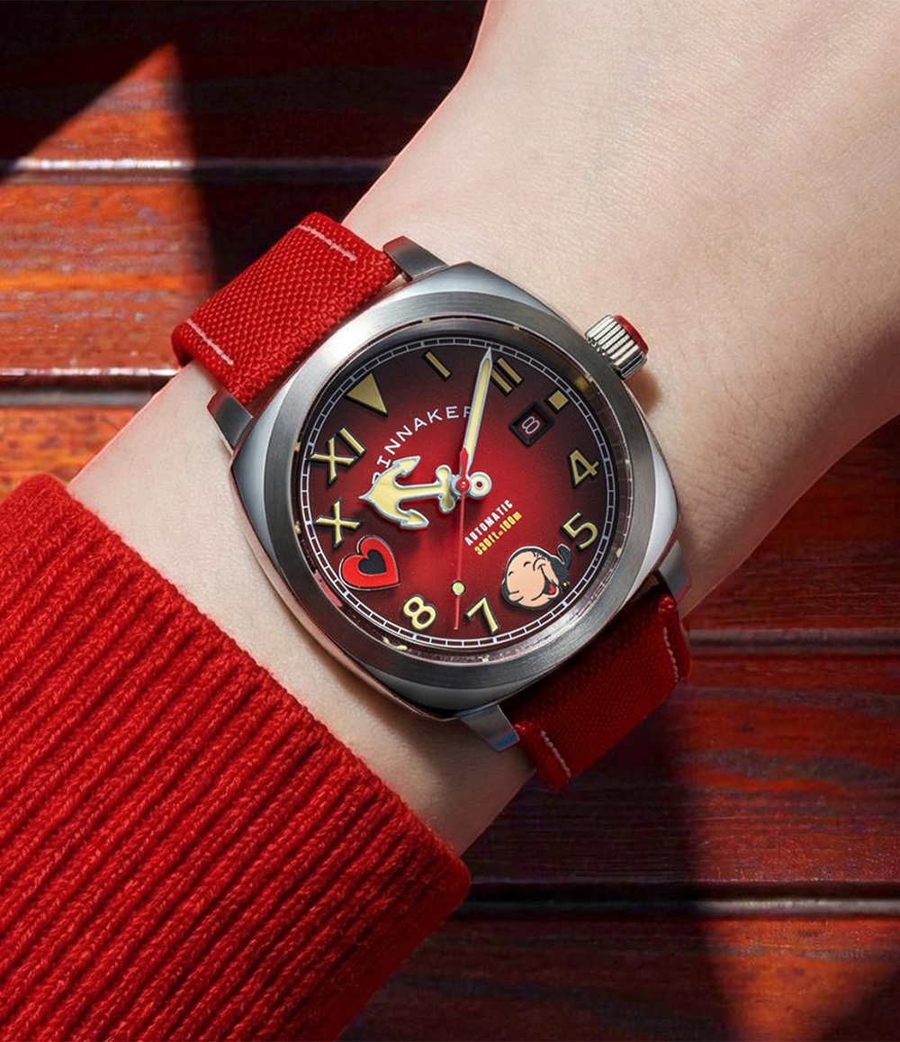 Spinnaker Hull California Automatic Popeye Sailors & Sweethearts Limited Edition