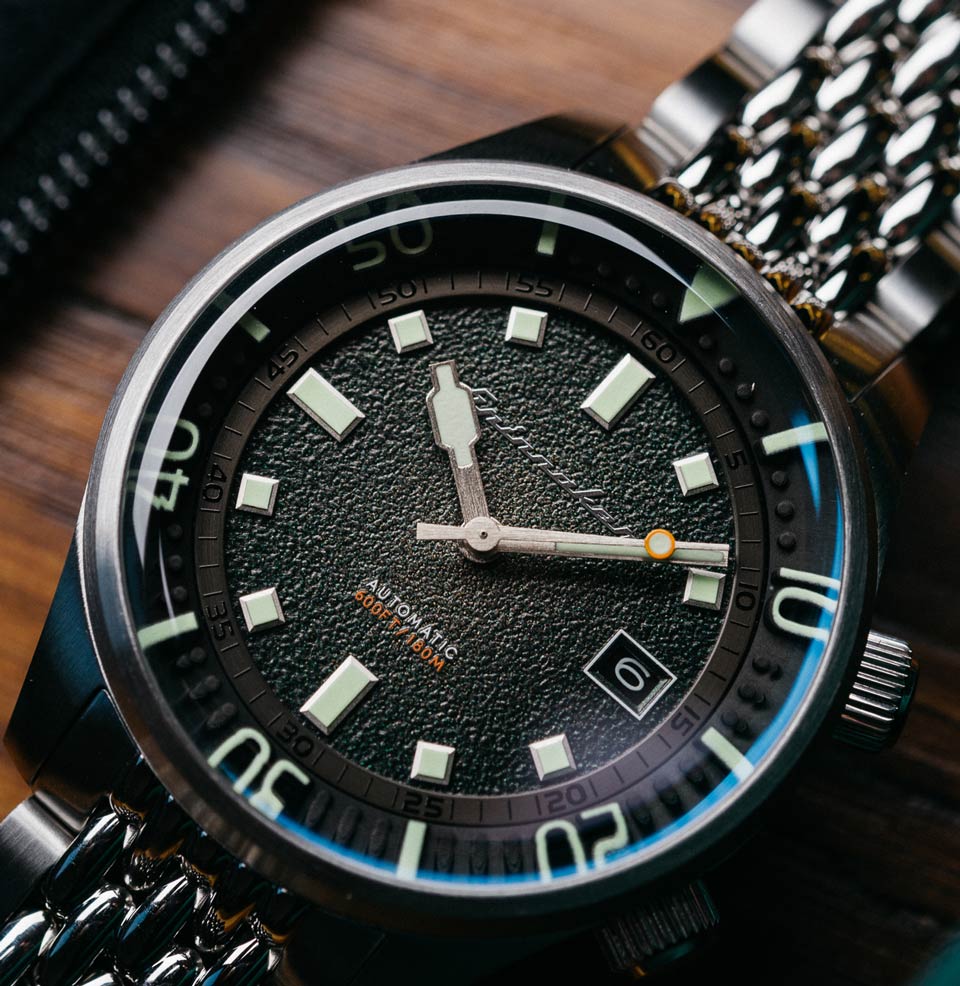 Spinnaker Bradner Automatic Emerald Green Multi-Textured Dial