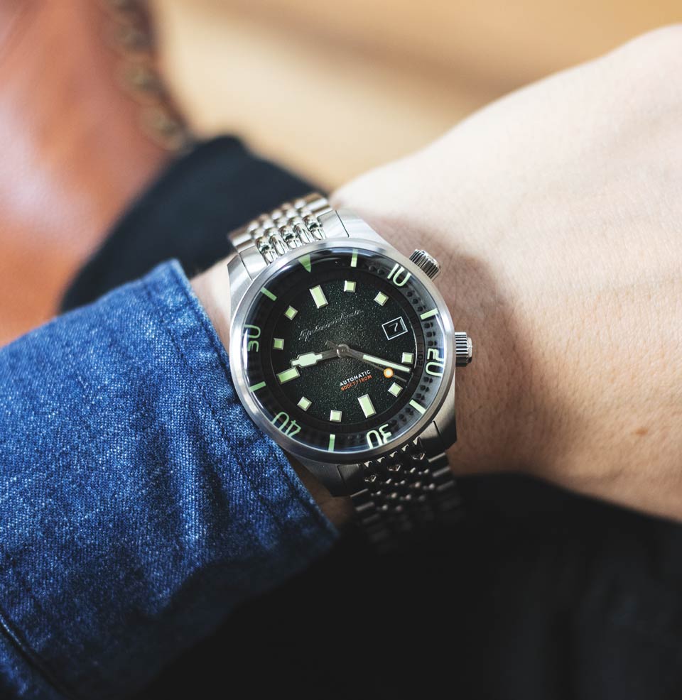 Spinnaker Bradner Automatic Emerald Green 42mm Marine-Grade 316L Steel