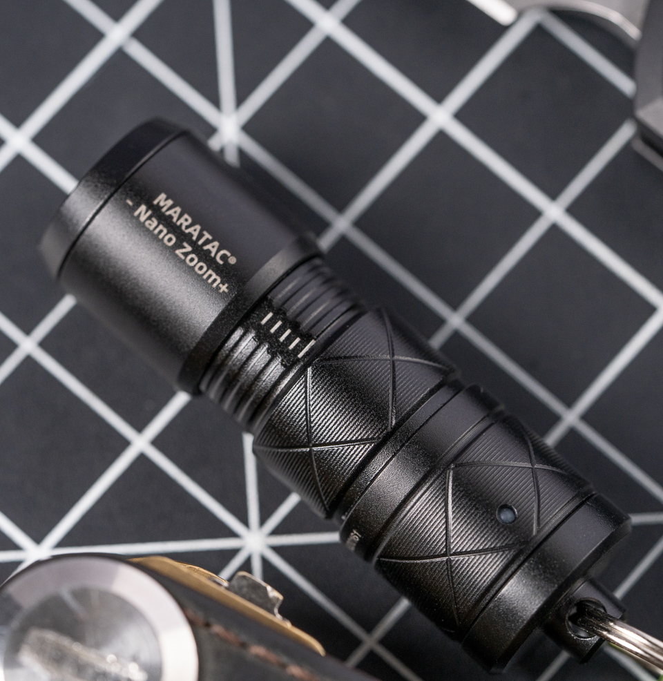 CountyComm Nano Zoom+ Flashlight Kit by Maratac® Tactile Grip