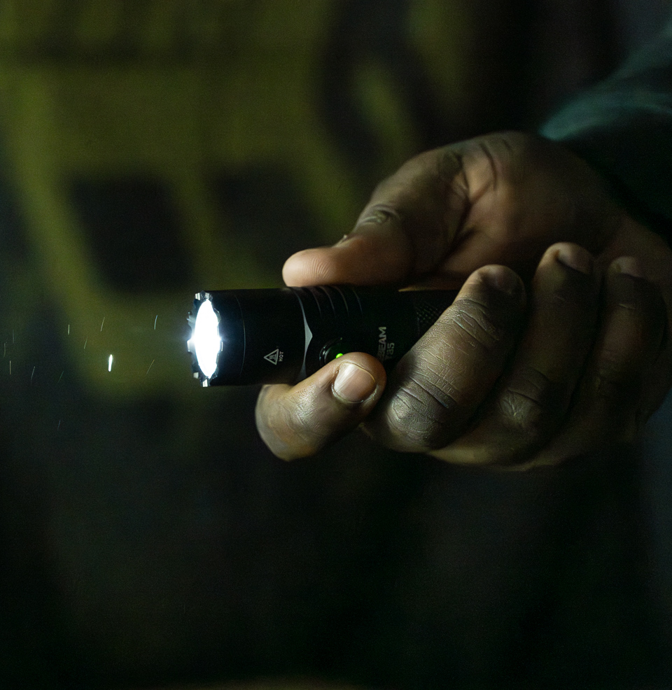 Acebeam T35 CRTF 18650 Dual Switch Flashlight 1,900 Lumen Output