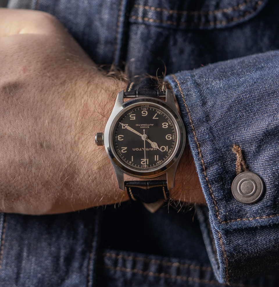 Hamilton Khaki Field Murph Auto Watch Bundle 42mm Stainless Steel Case