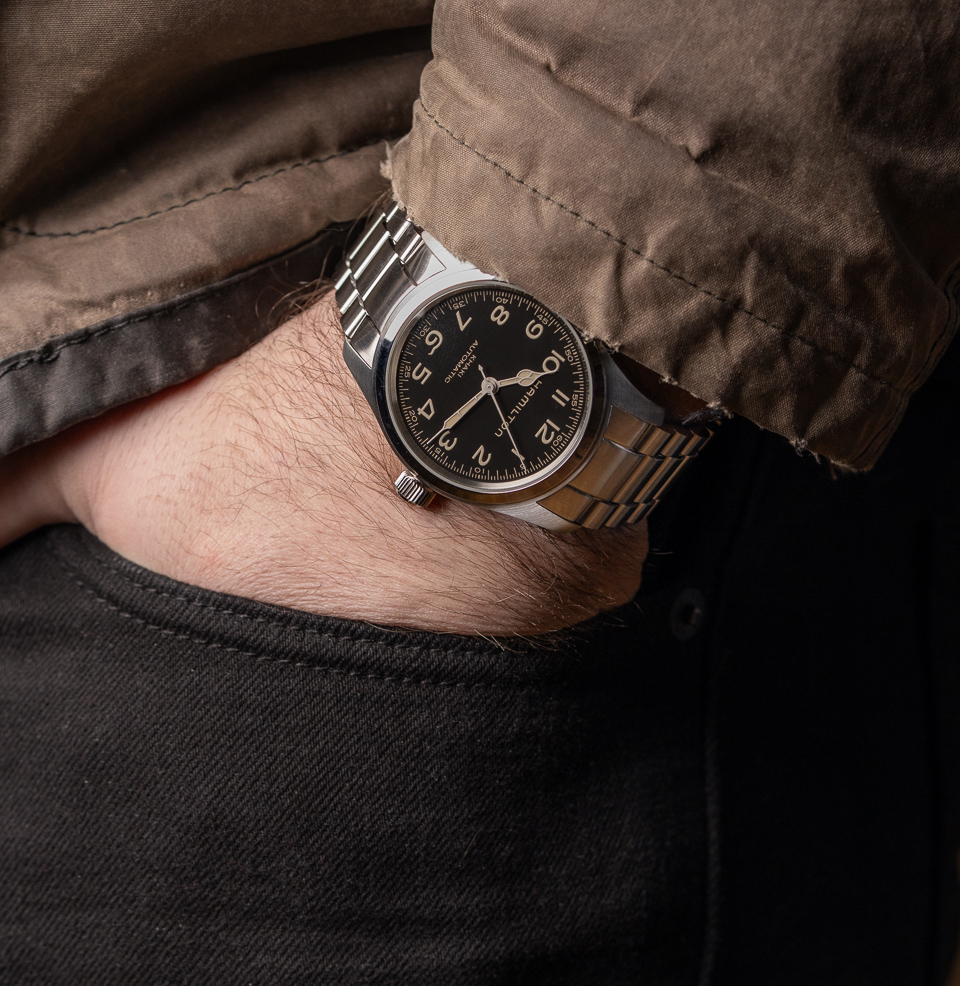 Hamilton Khaki Field Murph Auto Watch Bundle Bracelet & Strap Bundle