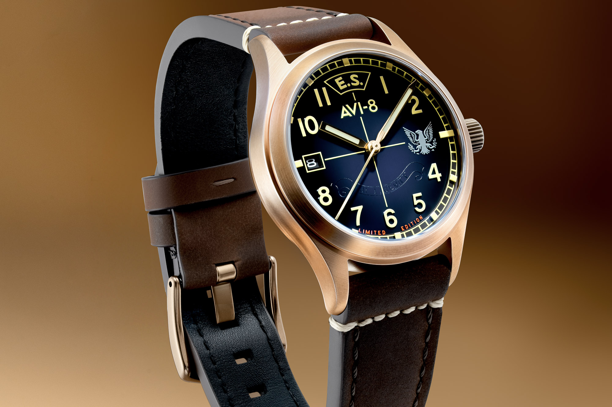 AVI-8 Flyboy Eagle Squadron Auto Bronze 85th Limited Edition