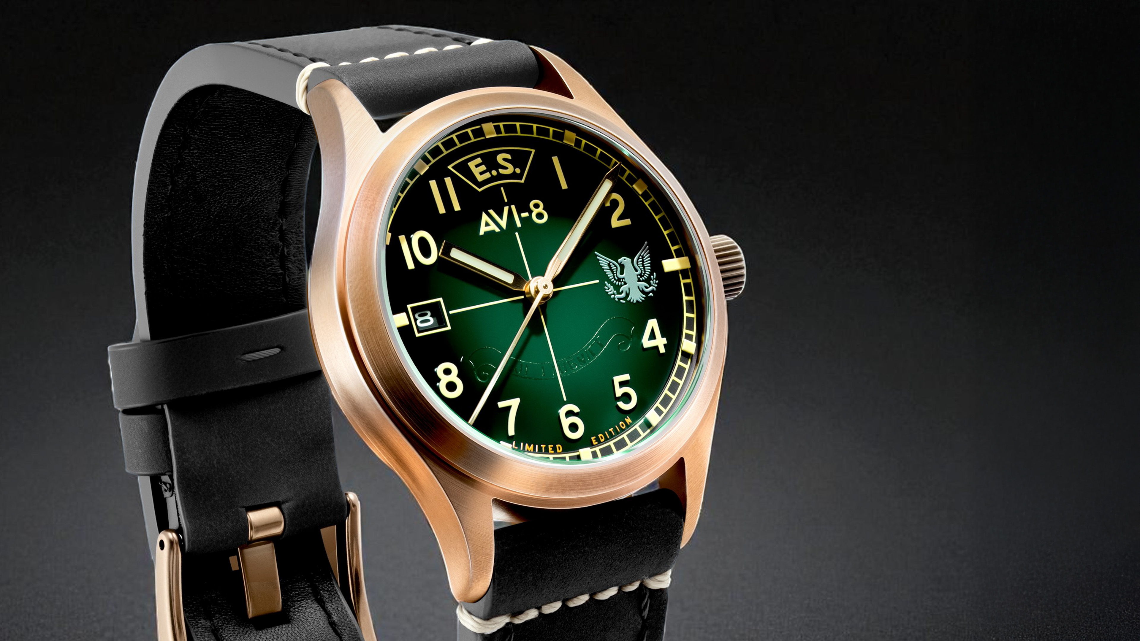 AVI-8 Flyboy Eagle Squadron Auto Bronze 85th Limited Edition