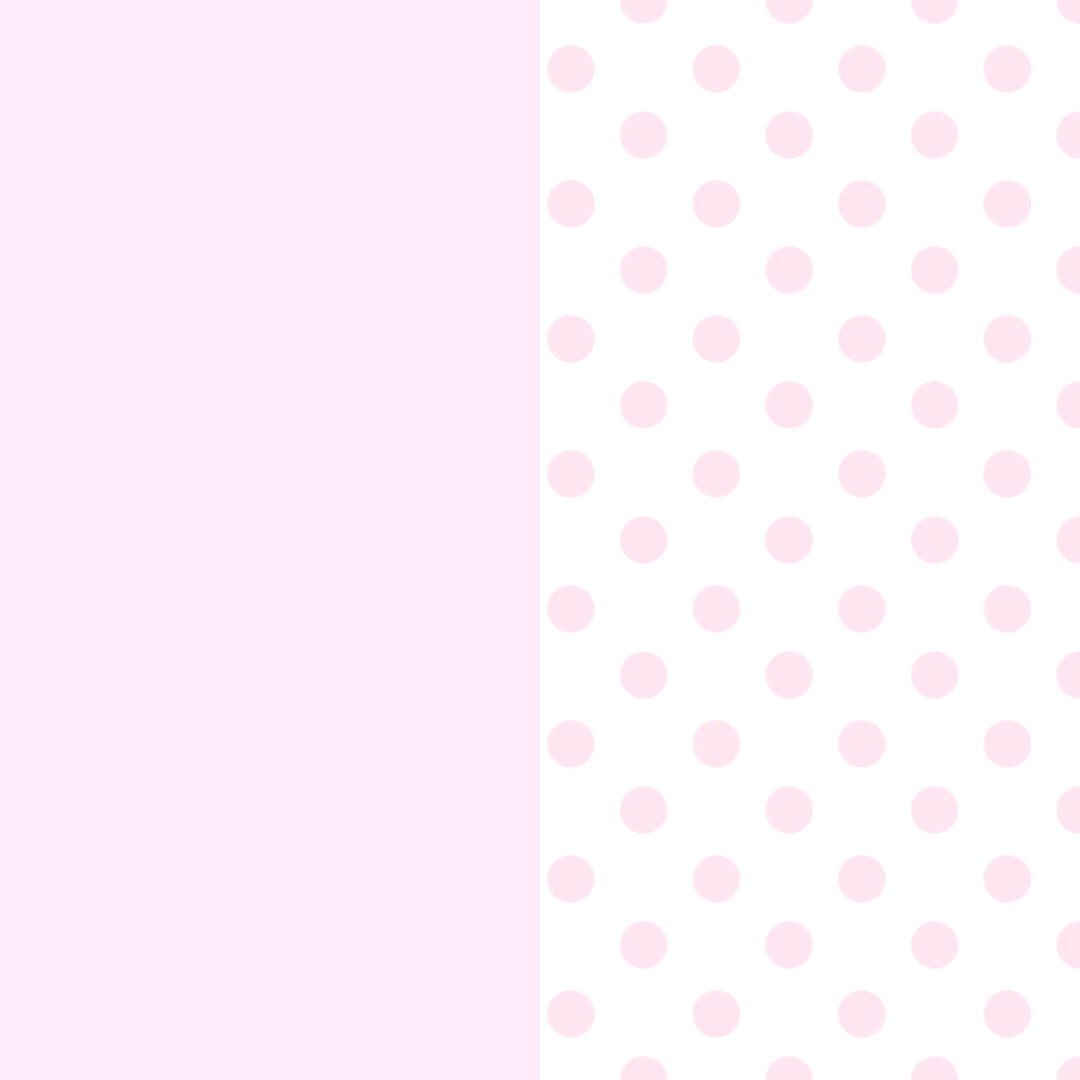 XS / Soft Pink & White Polka Dots
