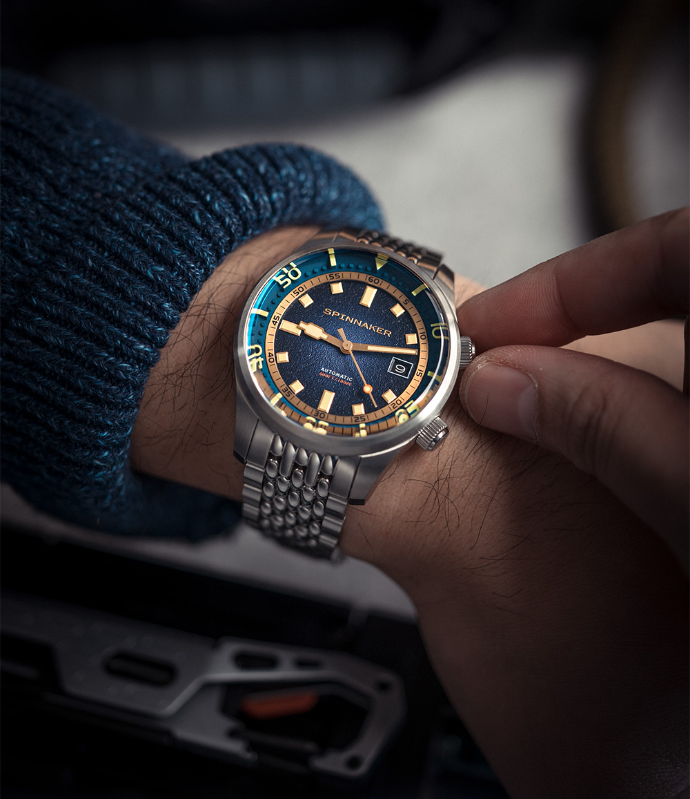 Spinnaker Bradner Automatic Pacific Blue Watch