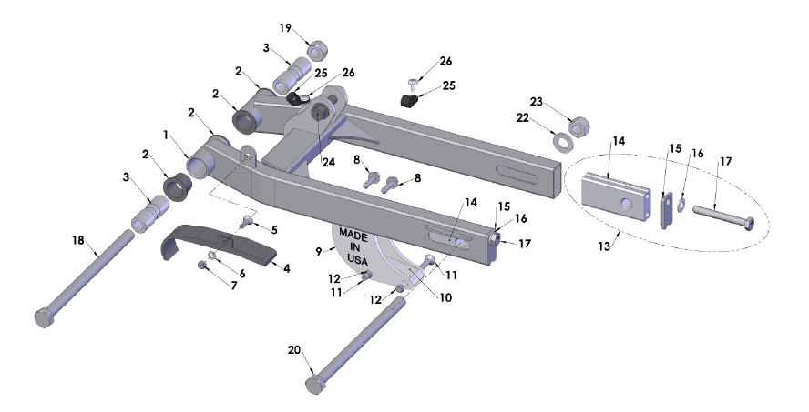 SWINGARM ASSEMBLY
