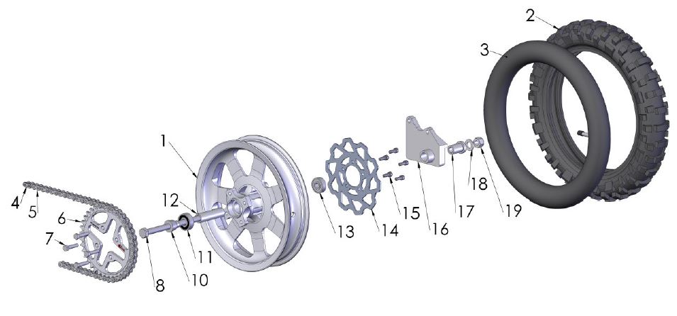 WHEEL REAR
