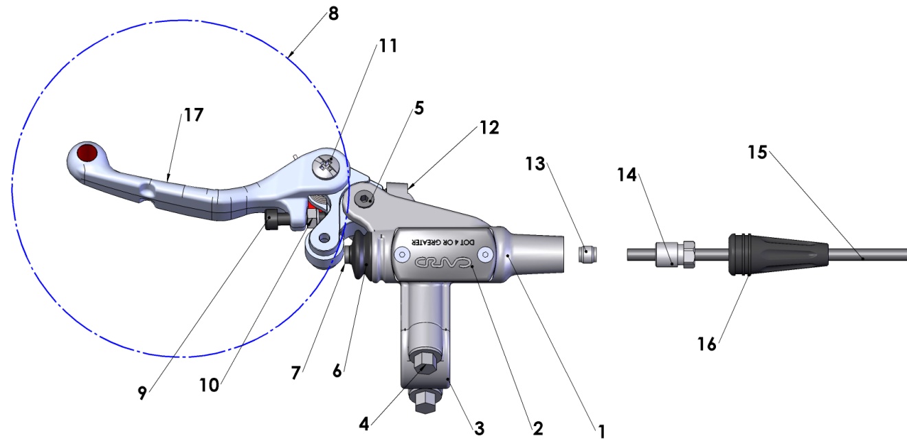 CLUTCH MASTER CYLINDER CARD