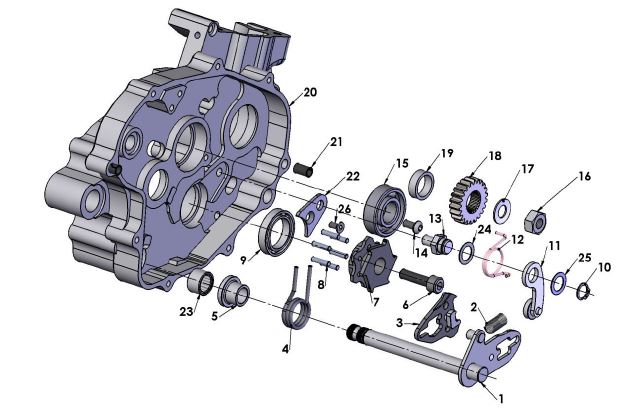 ENGINE SHIFT MECHANISM