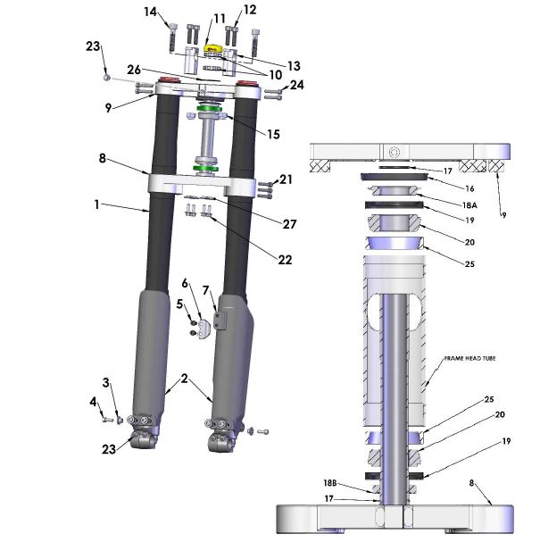 FORKS & TRIPLE CLAMPS