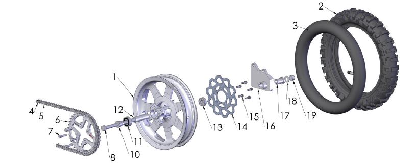 WHEEL REAR