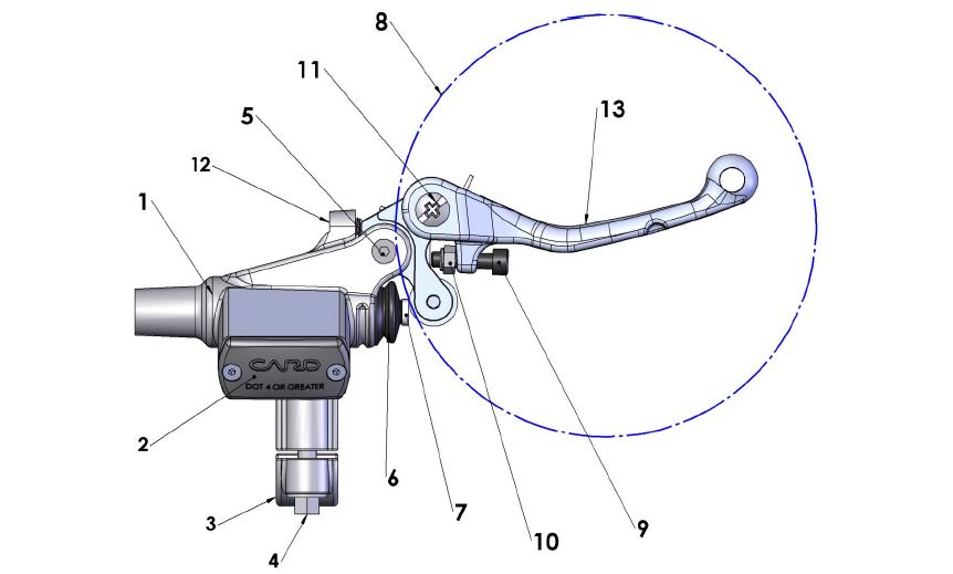 BRAKE FRONT MASTER CYLINDER