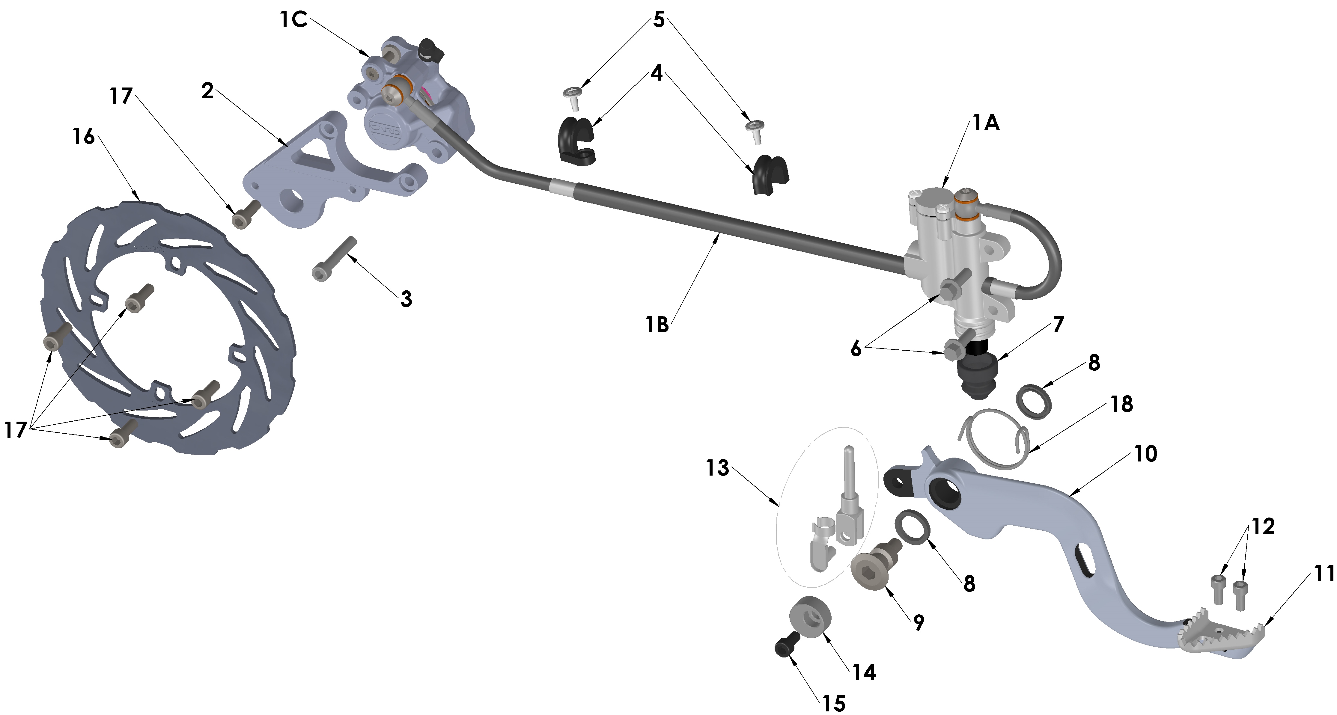 BRAKE REAR