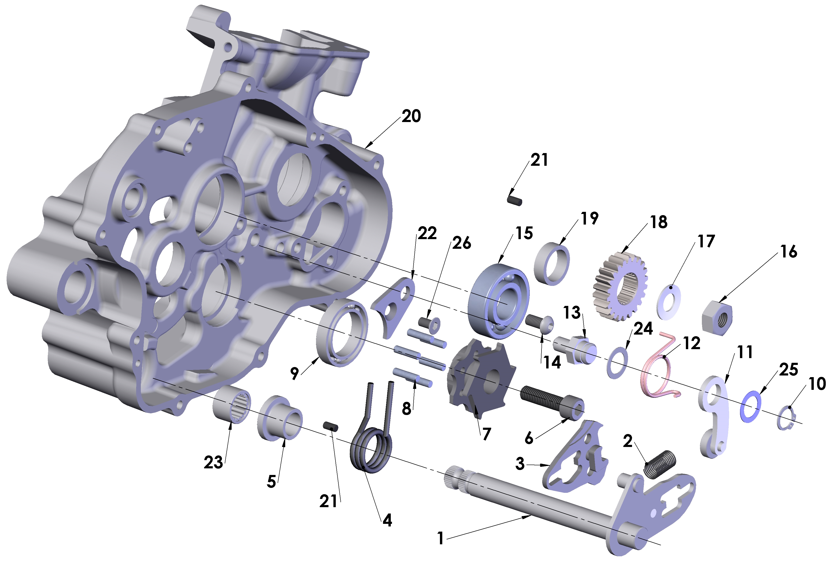 ENGINE SHIFT MECHANISM