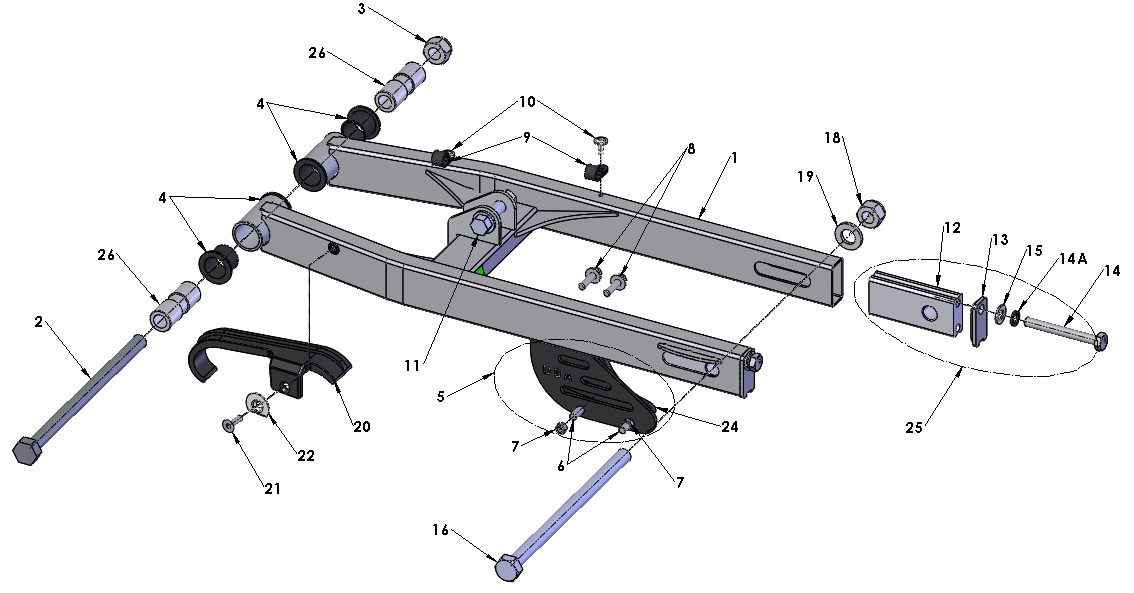 SWINGARM ASSEMBLY