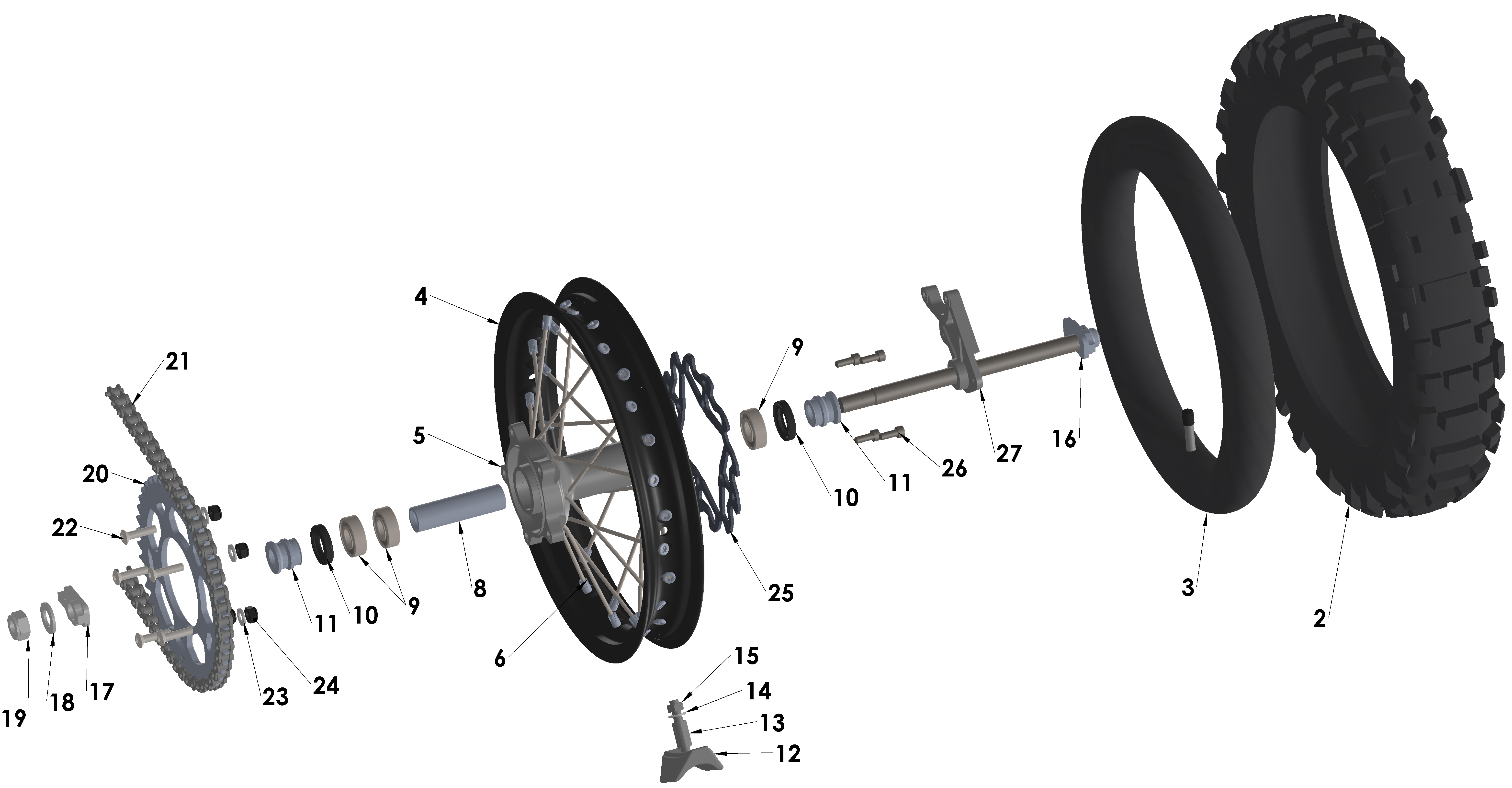 WHEEL REAR