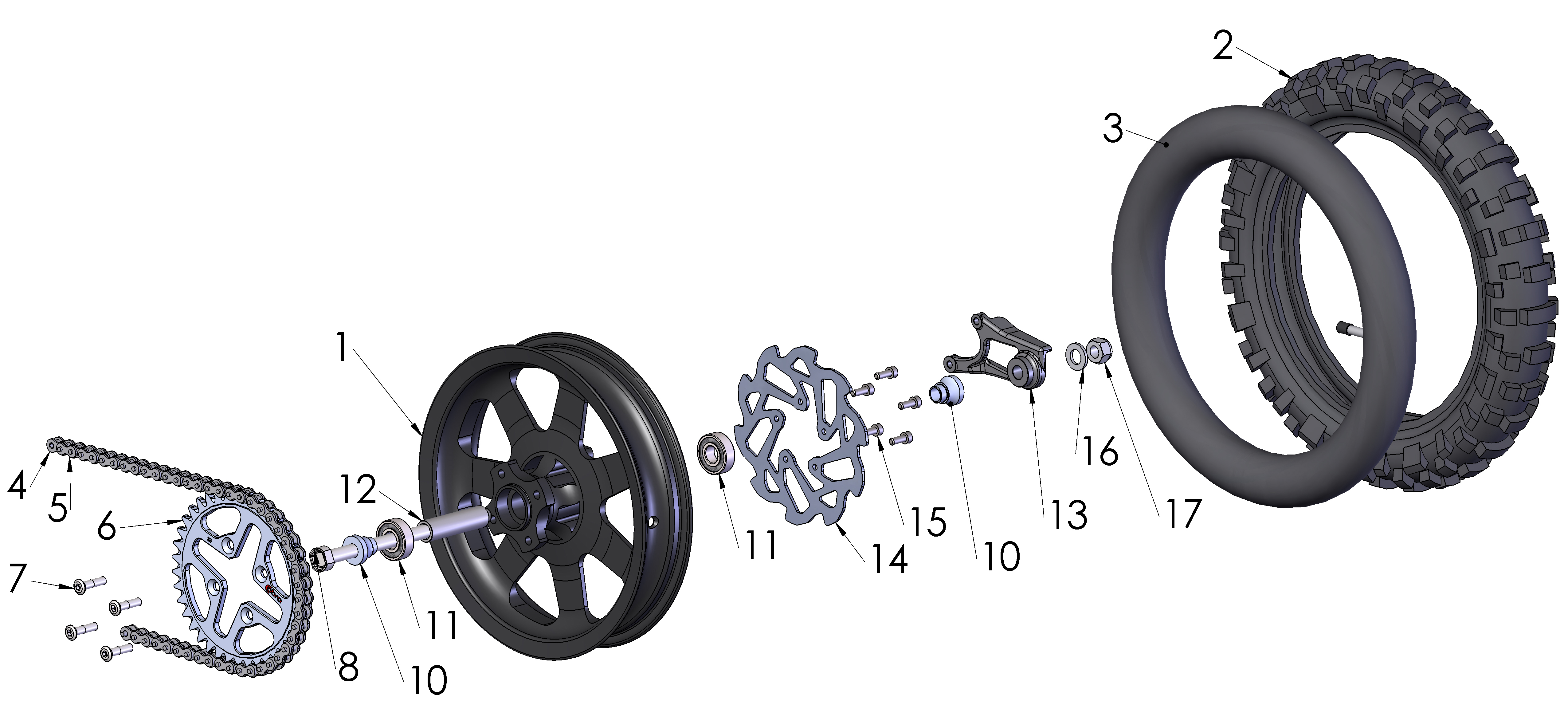 WHEEL REAR