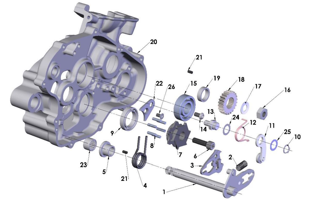 ENGINE SHIFT MECHANISM