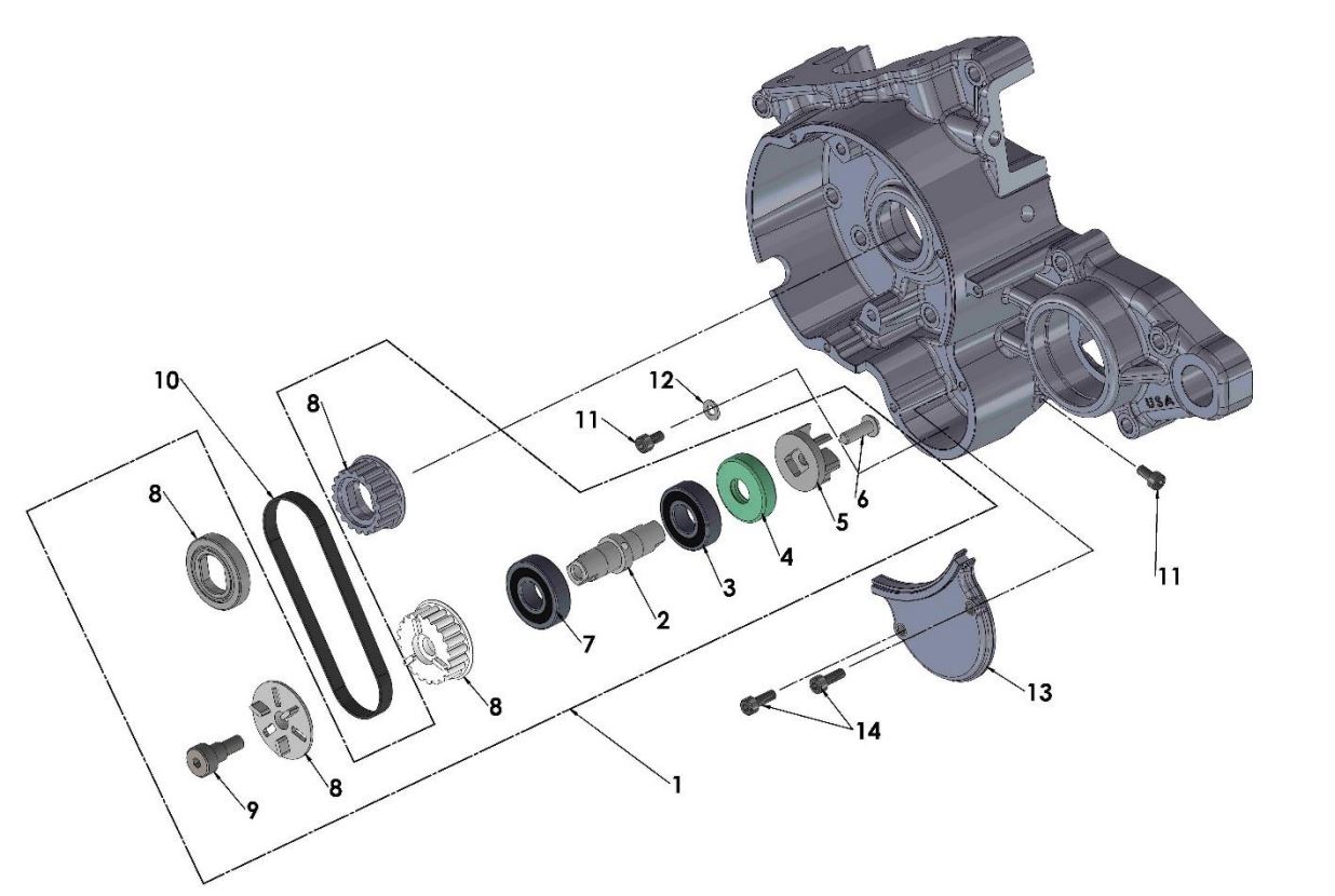 ENGINE WATER PUMP