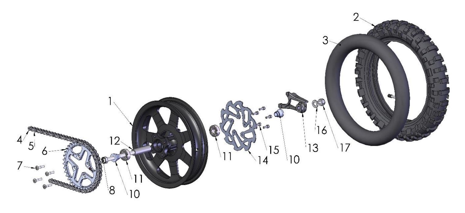 WHEEL REAR