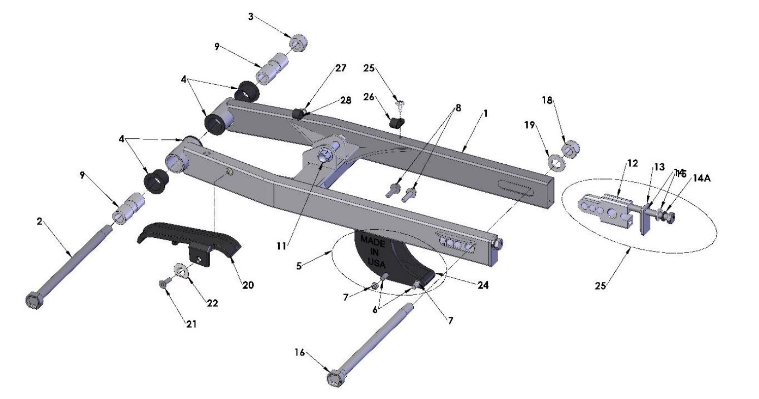 SWINGARM ASSEMBLY