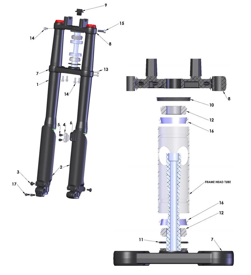 FORKS & TRIPLE CLAMPS