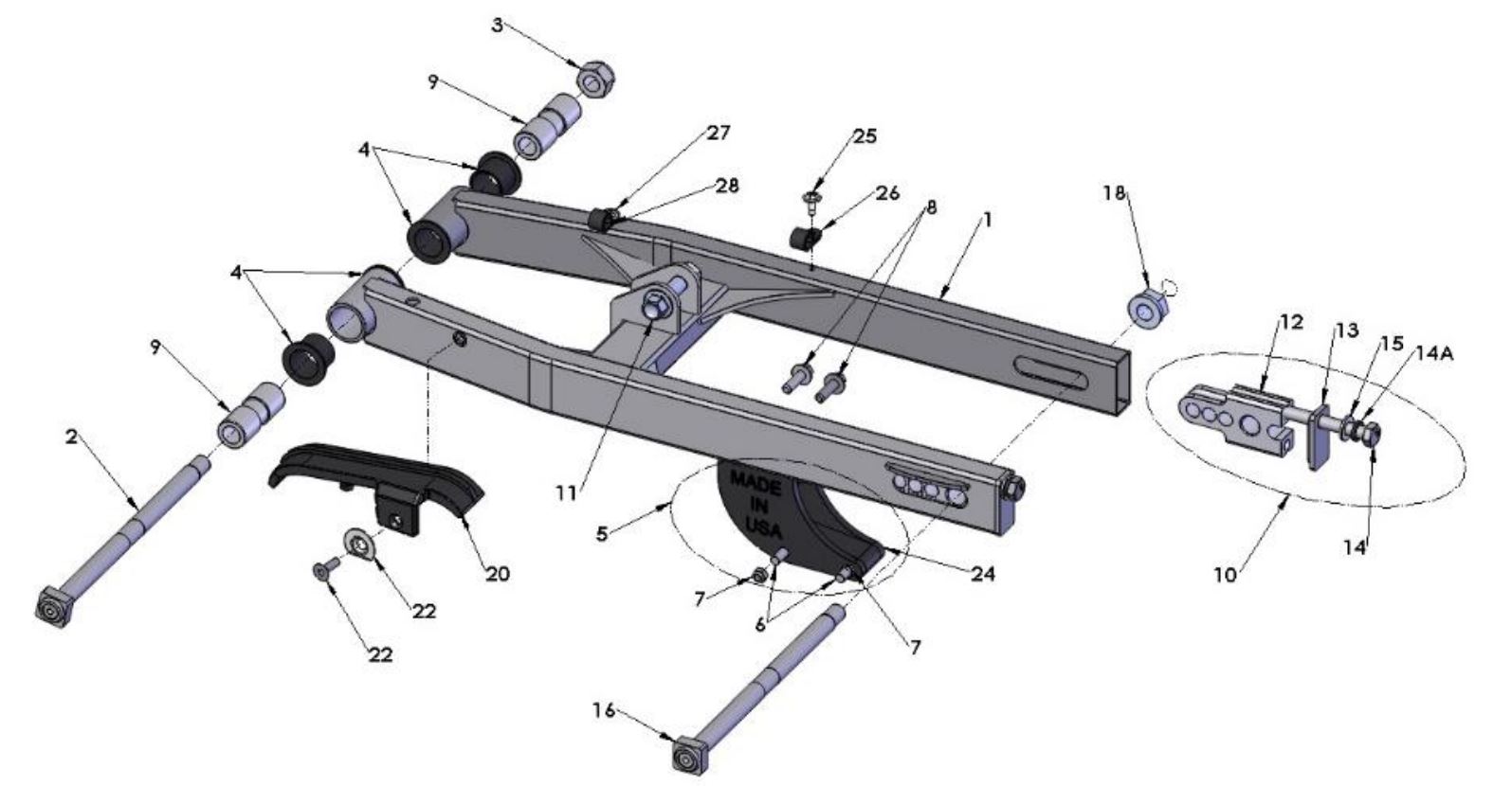 SWINGARM ASSEMBLY