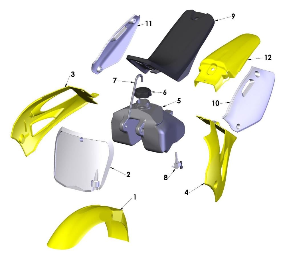 BODYWORK SEAT TANK