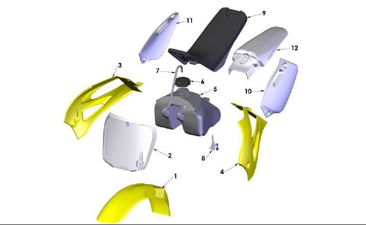 BODYWORK SEAT TANK