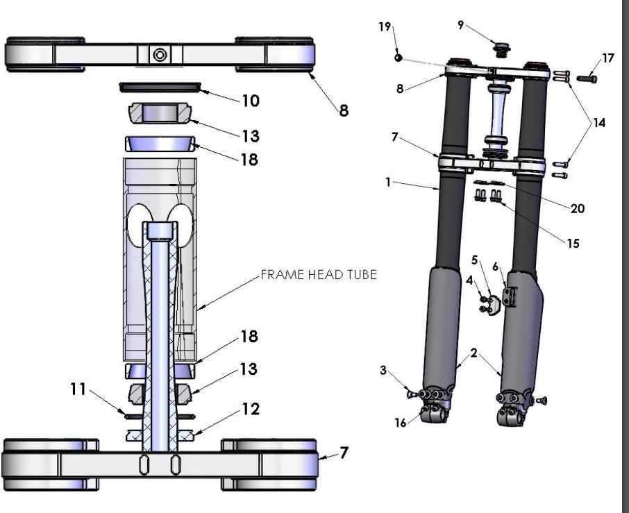 FORKS & TRIPLE CLAMPS
