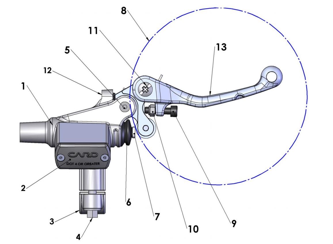 BRAKE FRONT MASTER CYLINDER