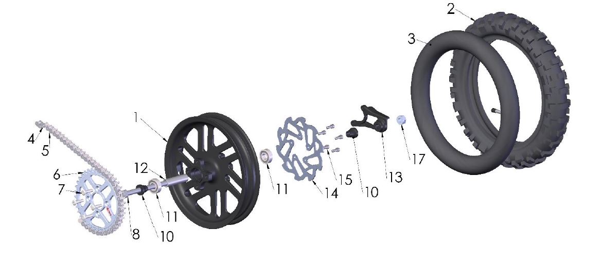 WHEEL REAR