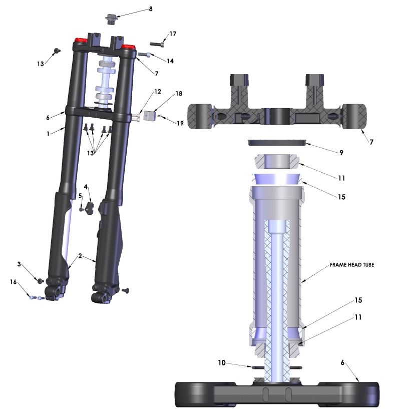 FORKS & TRIPLE CLAMPS